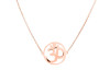 Om Plain Silver Necklace PS-RDN-12.