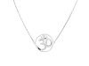 Om Plain Silver Necklace PS-RDN-12.