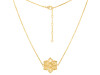 Unity Of Religions Plain Silver Necklace PS-RDN-13.