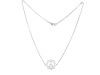 Human Body Chakra Plain Silver Jewelry Set PS-RDR-325 / RDE-546 / RDN-14 / RDB-14.