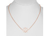 Human Body Chakra Plain Silver Necklace PS-RDN-14.