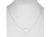 Elephant Plain Silver Necklace PS-RDN-2.
