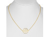 Brow Chakra Plain Silver Necklace PS-RDN-3.