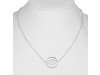 Brow Chakra Plain Silver Necklace PS-RDN-3.