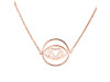 Brow Chakra Plain Silver Necklace PS-RDN-3.