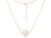 Lotus Plain Silver Necklace PS-RDN-4.