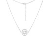Lotus Plain Silver Necklace PS-RDN-4.