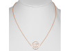 Lotus Plain Silver Necklace PS-RDN-4.
