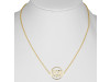 Lotus Plain Silver Necklace PS-RDN-4.
