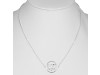 Lotus Plain Silver Necklace PS-RDN-4.
