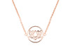 Lotus Plain Silver Necklace PS-RDN-4.