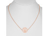 Hamsa Hand Plain Silver Necklace PS-RDN-5.