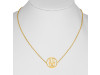 Hamsa Hand Plain Silver Necklace PS-RDN-5.