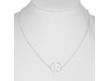 Hamsa Hand Plain Silver Necklace PS-RDN-5.