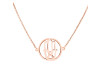 Hamsa Hand Plain Silver Necklace PS-RDN-5.