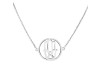 Hamsa Hand Plain Silver Necklace PS-RDN-5.