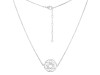 Sacral Chakra Plain Silver Necklace PS-RDN-7