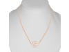 Sacral Chakra Plain Silver Necklace PS-RDN-7