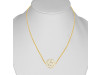 Sacral Chakra Plain Silver Necklace PS-RDN-7