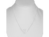 Sacral Chakra Plain Silver Necklace PS-RDN-7