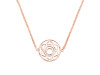 Sacral Chakra Plain Silver Necklace PS-RDN-7