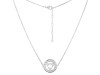 Throat Chakra Plain Silver Necklace PS-RDN-8.