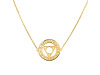 Throat Chakra Plain Silver Necklace PS-RDN-8.