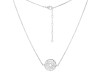 Crown Chakra Plain Silver Necklace PS-RDN-9.