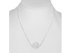 Crown Chakra Plain Silver Necklace PS-RDN-9.