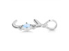 Moonstone & White Topaz Alphabet J Pendant RBM-RDA-10.