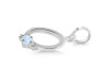 Moonstone & White Topaz Alphabet O Pendant RBM-RDA-15.