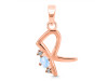 Moonstone & White Topaz Alphabet R Pendant RBM-RDA-18.
