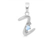 Moonstone & White Topaz Alphabet Z Pendant RBM-RDA-26.