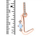 Moonstone & White Topaz Alphabet L Pendant RBM-RDA-38.