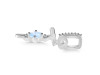 Moonstone & White Topaz Alphabet T Pendant RBM-RDA-46.