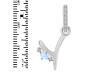 Moonstone & White Topaz Alphabet Y Pendant RBM-RDA-51.