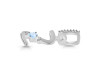 Moonstone & White Topaz Alphabet Z Pendant RBM-RDA-52.