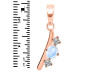 Moonstone & White Topaz Alphabet I Pendant RBM-RDA-61.