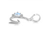 Moonstone & White Topaz Alphabet G Pendant RBM-RDA-7.