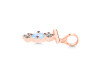 Moonstone & White Topaz Alphabet T Pendant RBM-RDA-72.