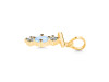 Moonstone & White Topaz Alphabet T Pendant RBM-RDA-72.