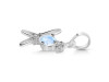 Moonstone & White Topaz Alphabet X Pendant RBM-RDA-76.