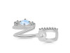 Moonstone & White Topaz Alphabet N Pendant RBM-RDA-92.
