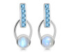 Moonstone & Blue Topaz Earring RBM-RDE-104.