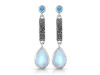 Moonstone & Blue Topaz Earring RBM-RDE-112.