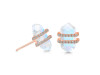 Moonstone & White Topaz Stud Earring RBM-RDE-1139.