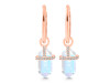 Moonstone & White Topaz Hoop Earring RBM-RDE-1197.