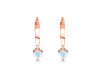 Moonstone Heart Hoop Earring RBM-RDE-1231.