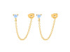 Moonstone Chain Stud Earring RBM-RDE-1235.