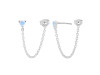Moonstone Chain Stud Earring RBM-RDE-1235.